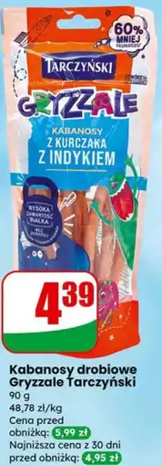 Dino Kabanosy drobiowe Gryzzale Tarczyński oferta
