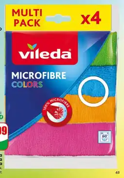 Dino Vileda Microfibre Colors x4 Ściereczka mikrofibra colors 4 szt oferta
