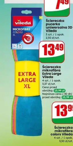 Dino Vileda Ściereczka mikrofibra Extra Large XL 4 szt oferta