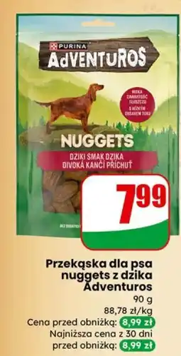 Dino Przekąska dla psa nuggets z dzika Adventuros oferta