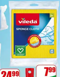 Dino Ściereczka pucerka gąbkowa Vileda oferta