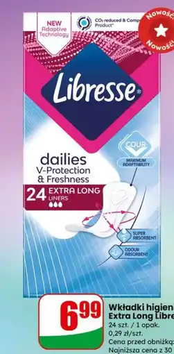Dino Wkładki higieniczne Extra Long Libresse oferta