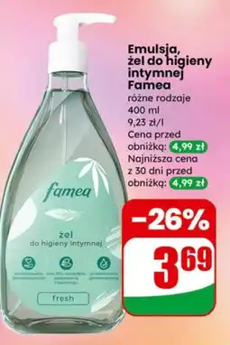 Dino Emulsja, żel do higieny intymnej Famea oferta