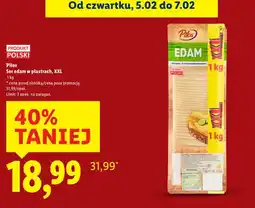 Lidl Ser Holenderska gouda w plastrach Pilos oferta