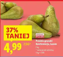Lidl Gruszki polskie Konferencja, luzem oferta