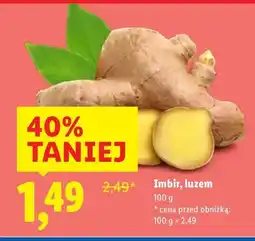 Lidl Imbir, luzem oferta