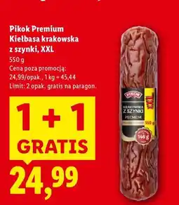 Lidl Kiełbasa krakowska z szynki Pikok Premium, XXL oferta