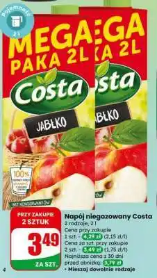 Dino Napój niegazowany COSTA oferta