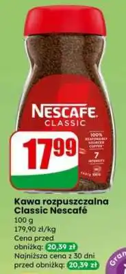 Dino Kawa rozpuszczalna Classic Nescafé oferta
