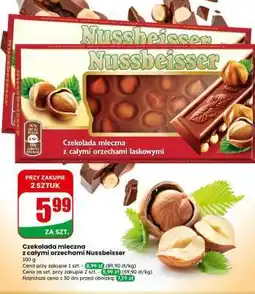 Dino Czekolada mleczna z całymi orzechami laskowymi Nussbeisser oferta