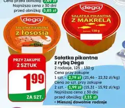 Dino Sałatka pikantna z rybą Dega oferta