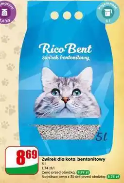 Dino Zwirek dla kota bentonitowy oferta