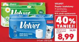 Kaufland Velvet papier toaletowy oferta