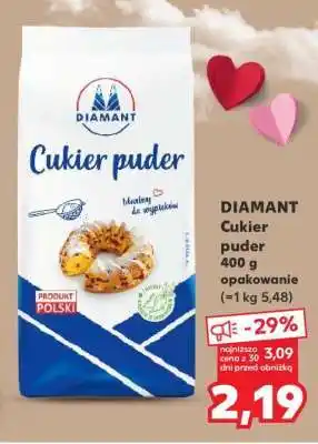 Kaufland DIAMANT Cukier puder 400 g opakowanie oferta