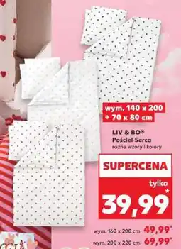 Kaufland LIV & BO Pościel Serca oferta