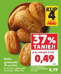 Kaufland Bułka grahamka 70 g sztuka oferta