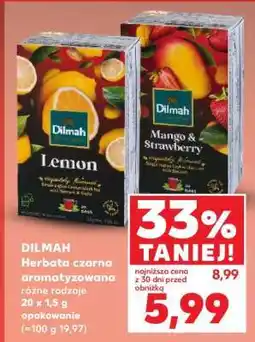 Kaufland DILMAH Herbata czarna aromatyzowana oferta