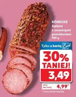 Kaufland KÖNECKE Salami z suszonymi pomidorami 100 g oferta