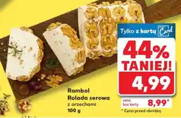 Kaufland RAMBOL Rolada serowa z orzechami 100 g oferta