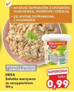 Kaufland DEGA Sałatka warzywna ze szczypiorkiem 100 g oferta
