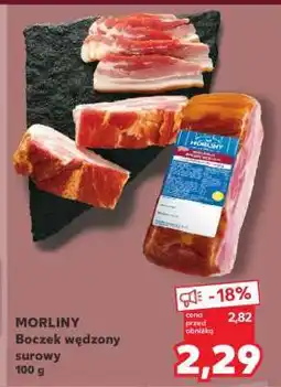 Kaufland MORLINY Boczek wędzony surowy 100 g oferta