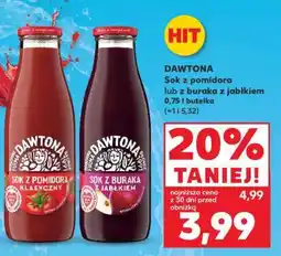 Kaufland DAWTONA Sok z pomidora lub z buraka z jabłkiem 0,75 l butelka oferta