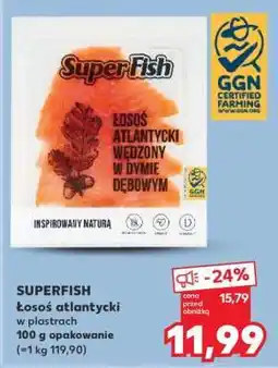 Kaufland SUPERFISH Łosoś atlantycki w plastrach oferta