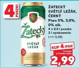 Kaufland ŽATECKÝ SVĚTLÝ LEŽÁK, ČERNÝ oferta