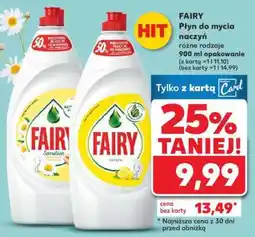 Kaufland Fairy płyn do mycia naczyń oferta