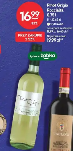 Żabka Pinot Grigio Roccalta oferta