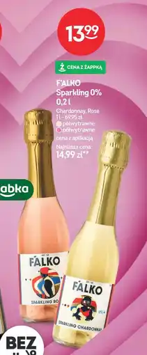 Żabka F’ALKO Sparkling 0% 0,2 l (Chardonnay, Rose) oferta
