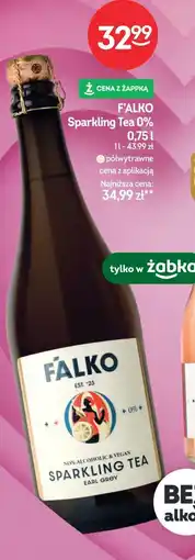 Żabka F’ALKO Sparkling Tea 0% oferta