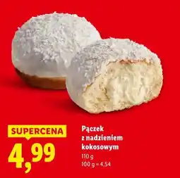 Lidl Pączek z nadzieniem kokosowym oferta