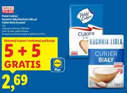 Lidl Polski Cukier/Kuchnia Lidla Cukier biały kryształ oferta