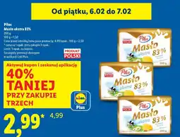 Lidl Pilos Masło ekstra 83% oferta