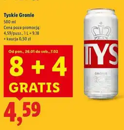 Lidl Tyskie Gronie oferta