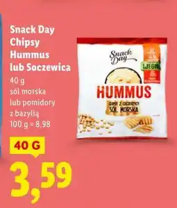 Lidl Snack Day Chipsy Hummus lub Soczewica oferta