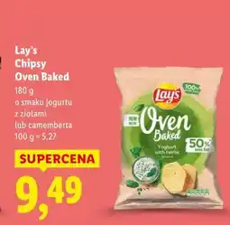 Lidl Lay’s Chipsy Oven Baked oferta