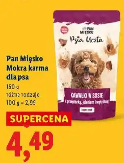 Lidl Pan Mięsko Mokra karma dla psa oferta