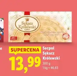 Lidl Secpol Sękacz Królewski oferta