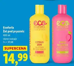 Lidl Ecoforia Żel pod prysznic oferta