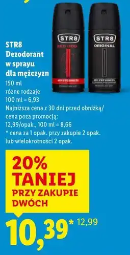 Lidl STR8 Dezodorant w sprayu dla mężczyzn oferta