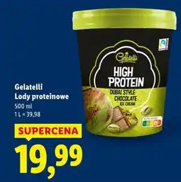 Lidl Gelatelli Lody proteinowe oferta