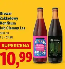 Lidl Browar Zakładowy Konfitura lub Ciemny Las oferta