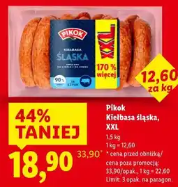 Lidl Pikok Kiełbasa śląska, XXL oferta