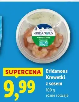 Lidl Eridanous Krewetki z sosem oferta