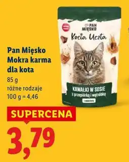 Lidl Pan Mięsko Mokra karma dla kota oferta