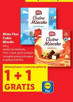 Lidl Mister Choc Cudne Mleczko (wanilia lub śmietanka) oferta