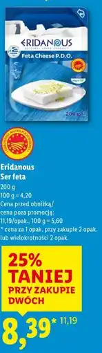 Lidl Eridanous Ser feta oferta