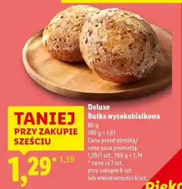 Lidl Deluxe Bułka wysokobiałkowa oferta